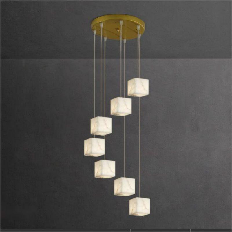 Kybos Alabaster Chandelier Light - Richardrider