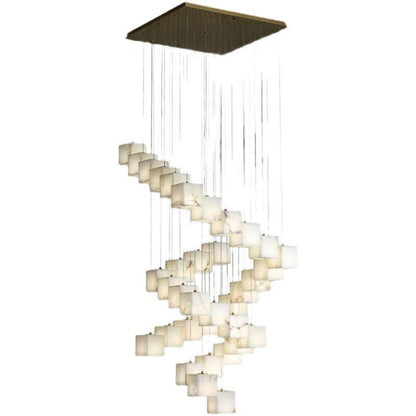 Kybos Alabaster Chandelier Light - Richardrider