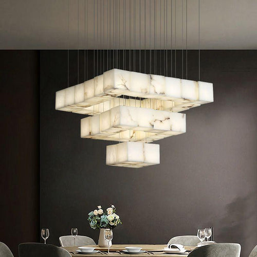 Kybos Alabaster Chandelier Light - Richardrider