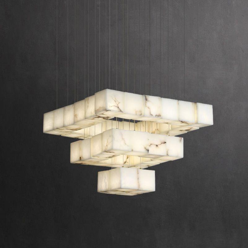 Kybos Alabaster Chandelier Light - Richardrider