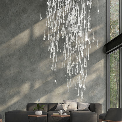 Ciroionix Chandelier Hand-blown Bohemian Crystal Glass 70.9"W x 22.8"D