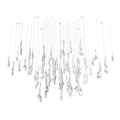 Ciroionix Chandelier Hand-blown Bohemian Crystal Glass 70.9"W x 22.8"D