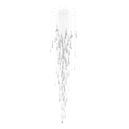 Ciroionix Cone Chandelier Hand-blown Bohemian Crystal Glass 66.9"D
