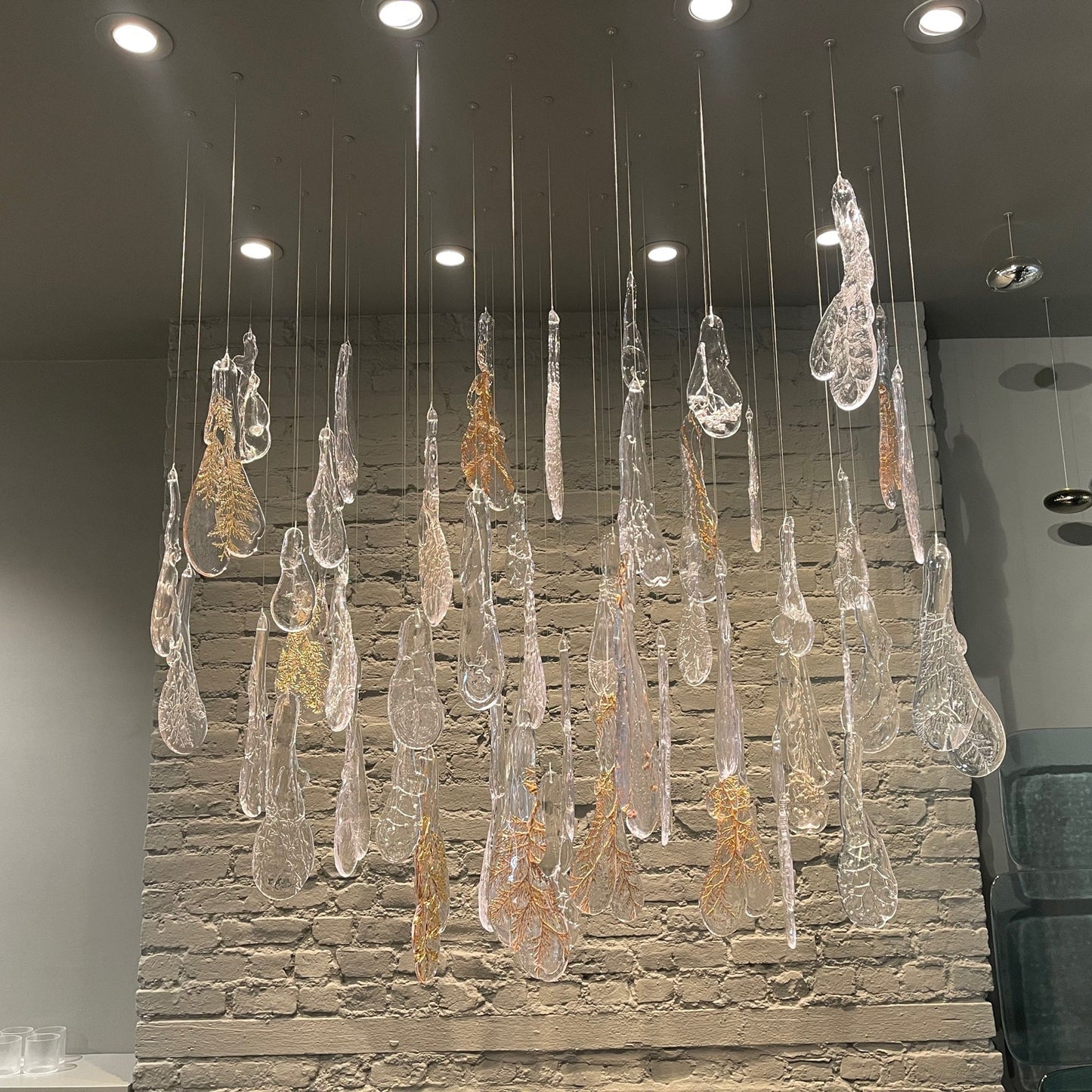 Ciroionix Oval Chandelier Hand-blown Bohemian Crystal Glass 33.1"W x 27.9"D