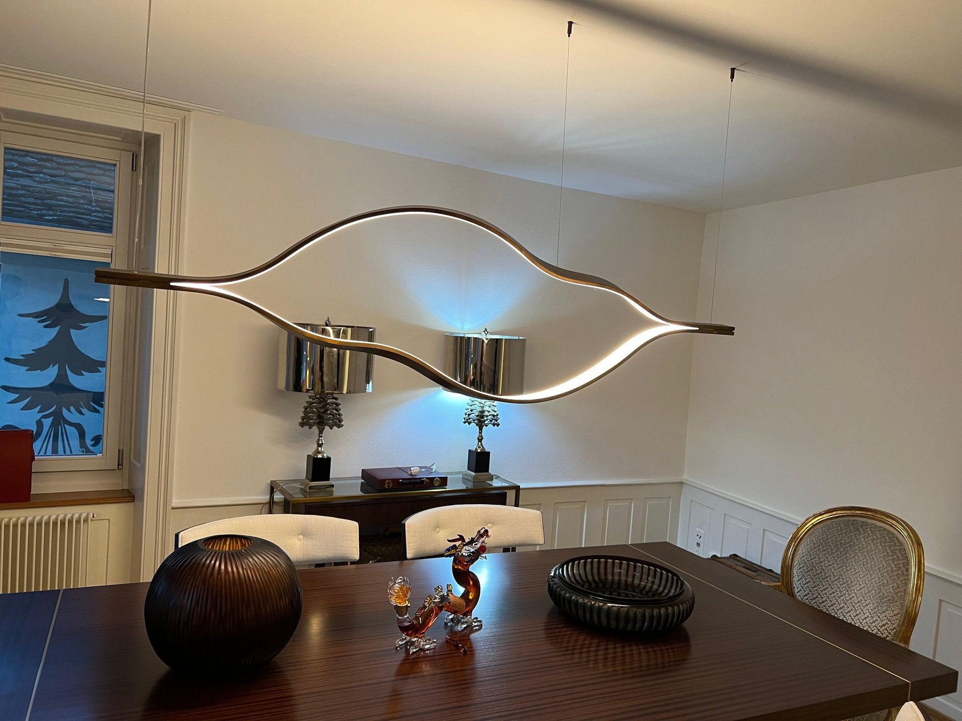 Modern Simple Aluminum Waving Chandelier - Richardrider