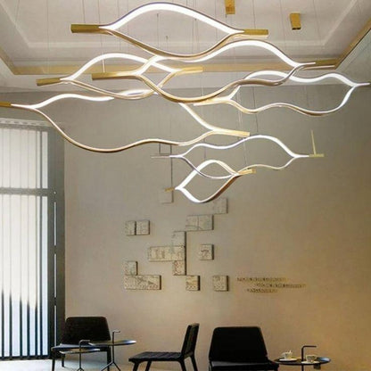 Modern Simple Aluminum Waving Chandelier - Richardrider