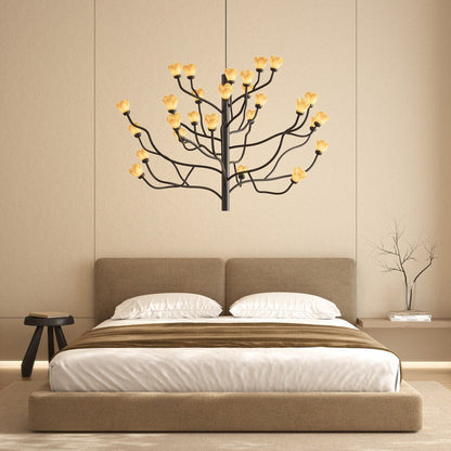 Zenelora LED Chandelier Porcelain & Aluminum 55"D