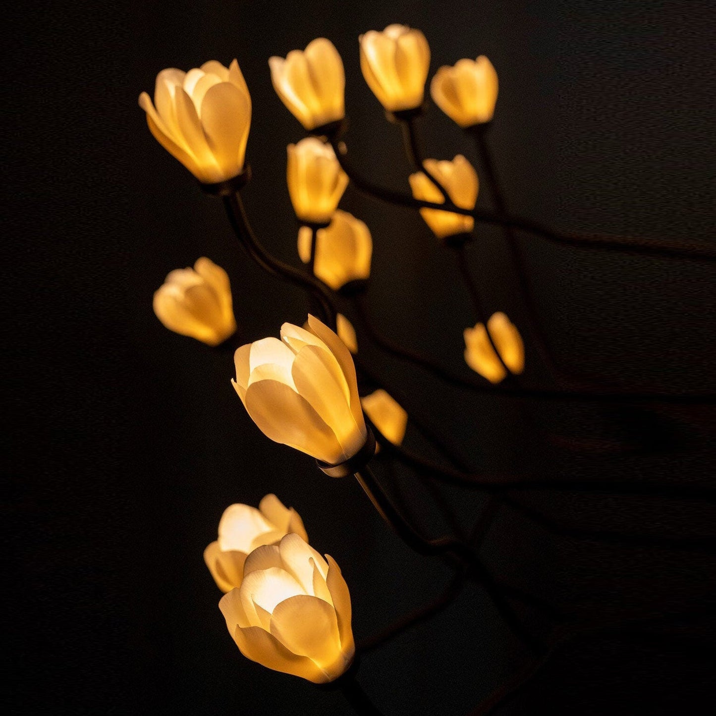 Zenelora LED Chandelier Porcelain & Aluminum 55"D