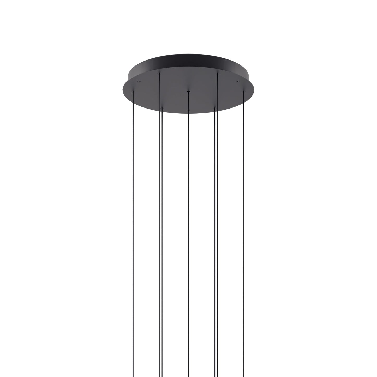 Norocyn Nano Duo Multi-Light Round Chandelier Aluminum & Steel