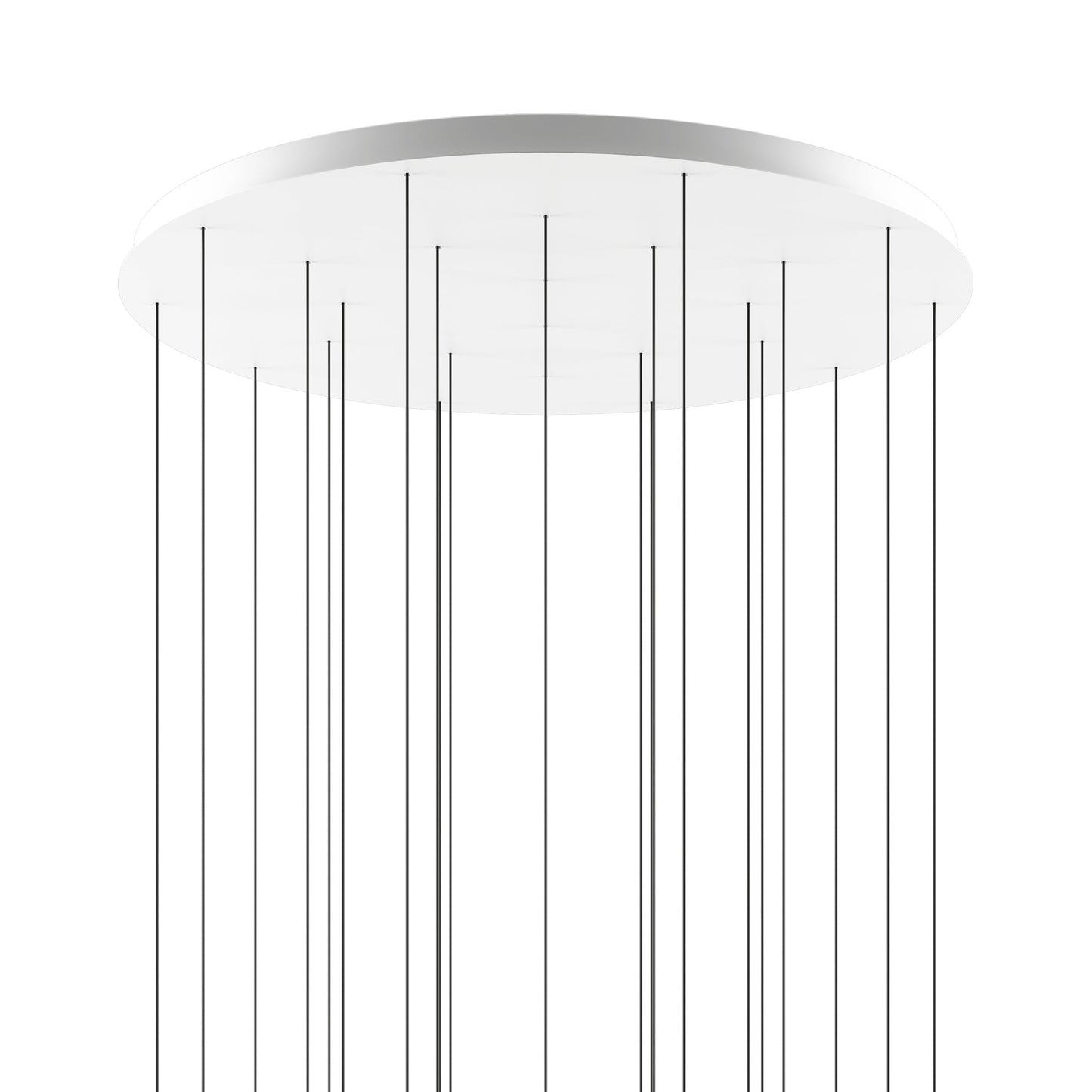 Norocyn Nano Duo Multi-Light Round Chandelier Aluminum & Steel