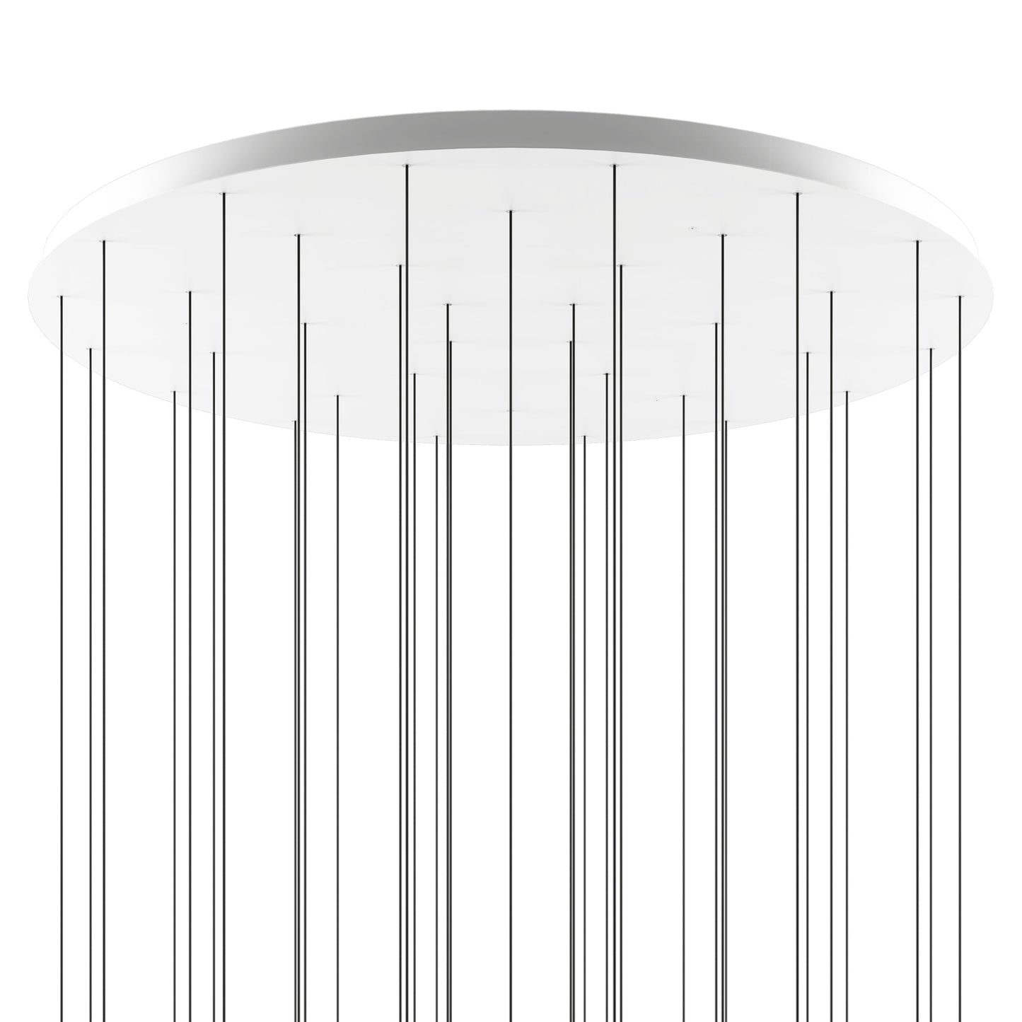 Norocyn Nano Duo Multi-Light Round Chandelier Aluminum & Steel