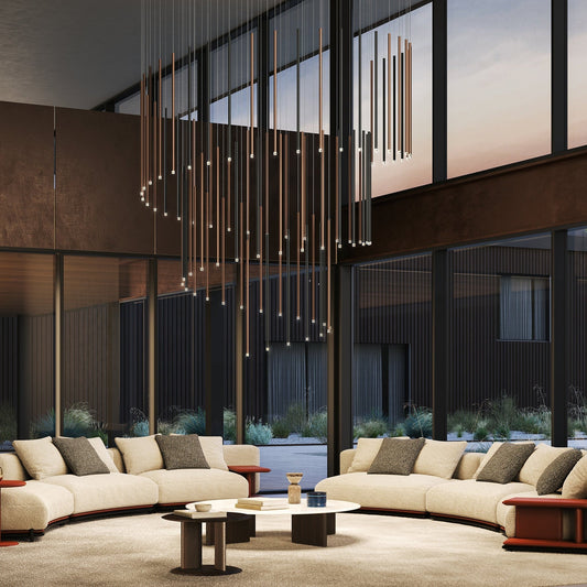 Norocyn Nano Multi-Light Micro Chandelier Aluminum & Steel