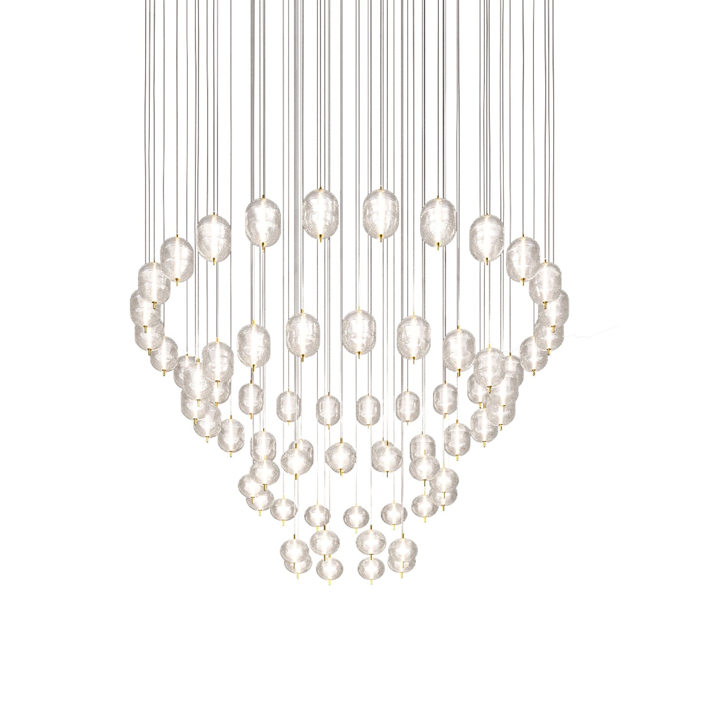 Ciroynix Multi-Light Micro Chandelier Crystal & Steel
