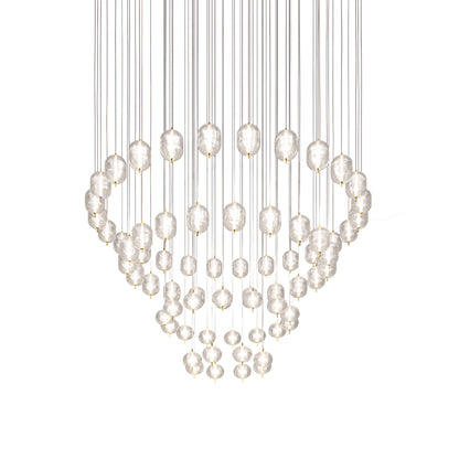 Ciroynix Multi-Light Micro Chandelier Crystal & Steel