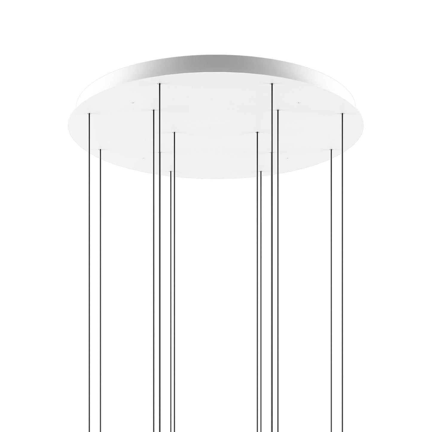 Aviulora Solo Multi-Light Round Chandelier Blown Glass & Steel