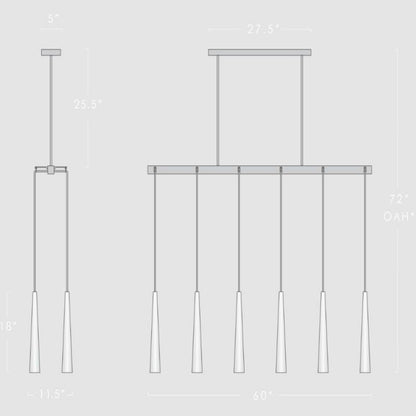 Lesliere Linear Chandelier - Richardrider