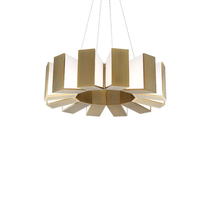Ioneimere LED Chandelier Aluminum & Acrylic 34"D