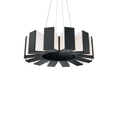 Ioneimere LED Chandelier Aluminum & Acrylic 34"D