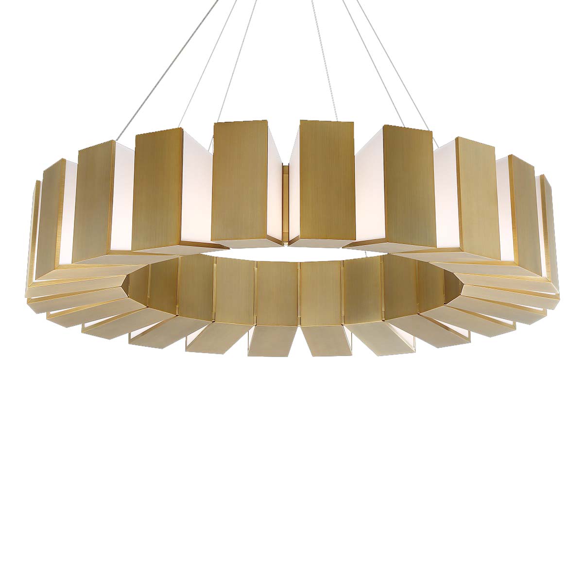 Ioneimere LED Chandelier Aluminum & Acrylic 34"D