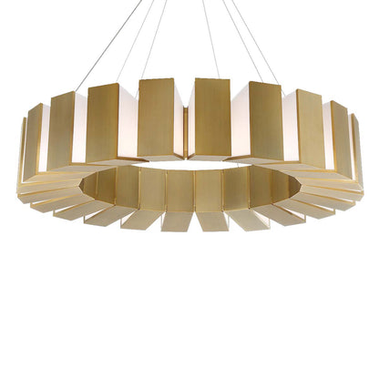 Ioneimere LED Chandelier Aluminum & Acrylic 34"D