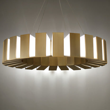 Ioneimere LED Chandelier Aluminum & Acrylic 34"D