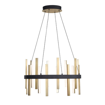 Toreivero LED Chandelier Aluminum & Acrylic 14"D