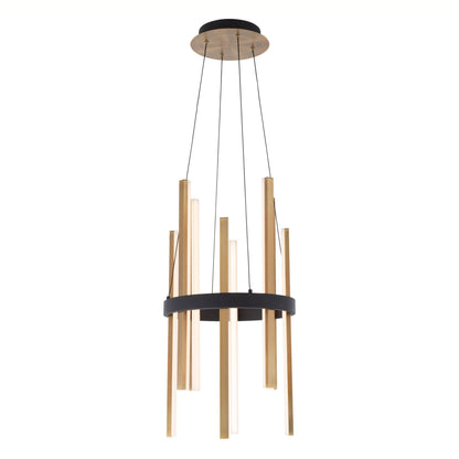 Toreivero LED Chandelier Aluminum & Acrylic 14"D