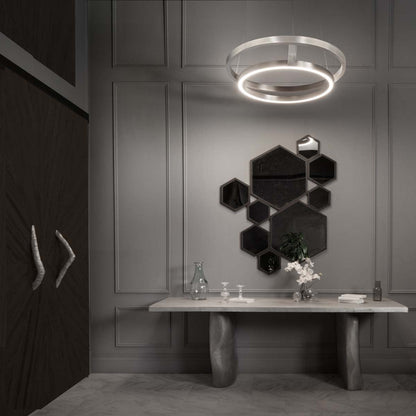 Jareimere LED Chandelier Aluminum & Silicone 42"D