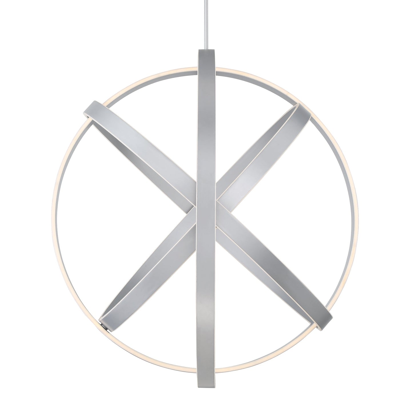 Xanaedor Chandelier Aluminum & Silica Diffuser 28"D