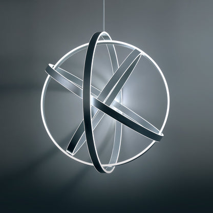 Xanaedor Chandelier Aluminum & Silica Diffuser 28"D
