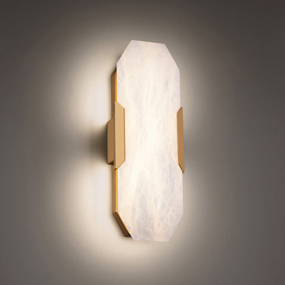 Obelisk Alabaster Wall Sconce
