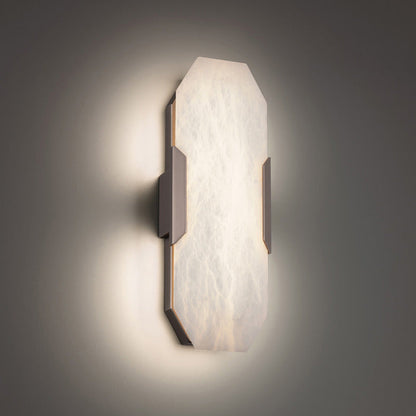 Obelisk Alabaster Wall Sconce