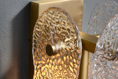 Ice Sculpture Glass Wall Sconce - Richardrider