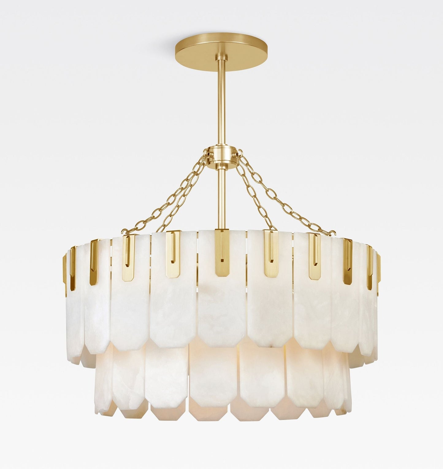 Nadia Alabaster Chandelier 30" 41"