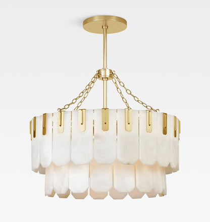 Nadia Alabaster Chandelier 30" 41"