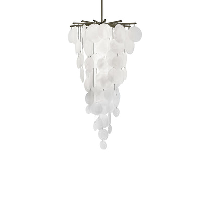 Galenar Cascade Chandelier Metal & Handmade Glass 46.9"D