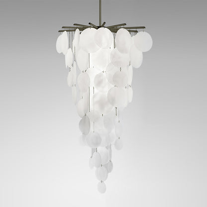 Galenar Cascade Chandelier Metal & Handmade Glass 46.9"D