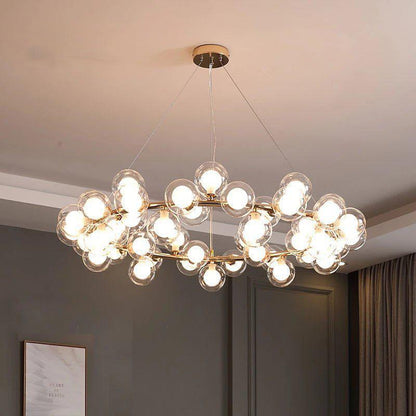 Modern Glass Round Chandelier For Living Room - Richardrider