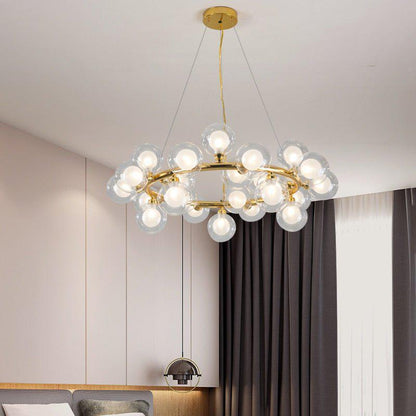 Modern Glass Round Chandelier For Living Room - Richardrider