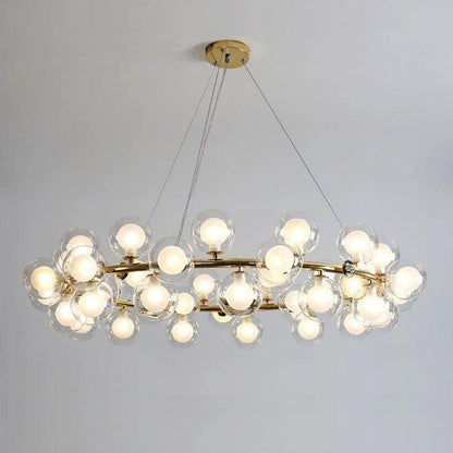 Modern Glass Round Chandelier For Living Room - Richardrider