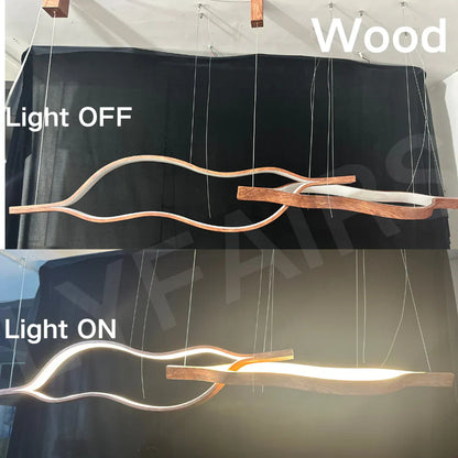 Modern Simple Aluminum Waving Chandelier - Richardrider