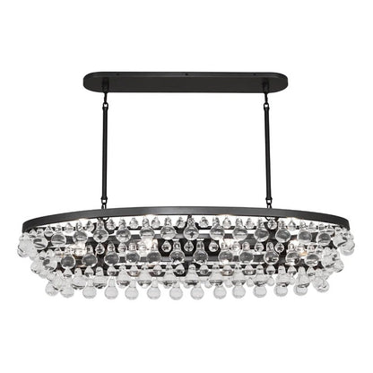 Abe Waterdrop Crystal Oval Chandelier 43" - Richardrider