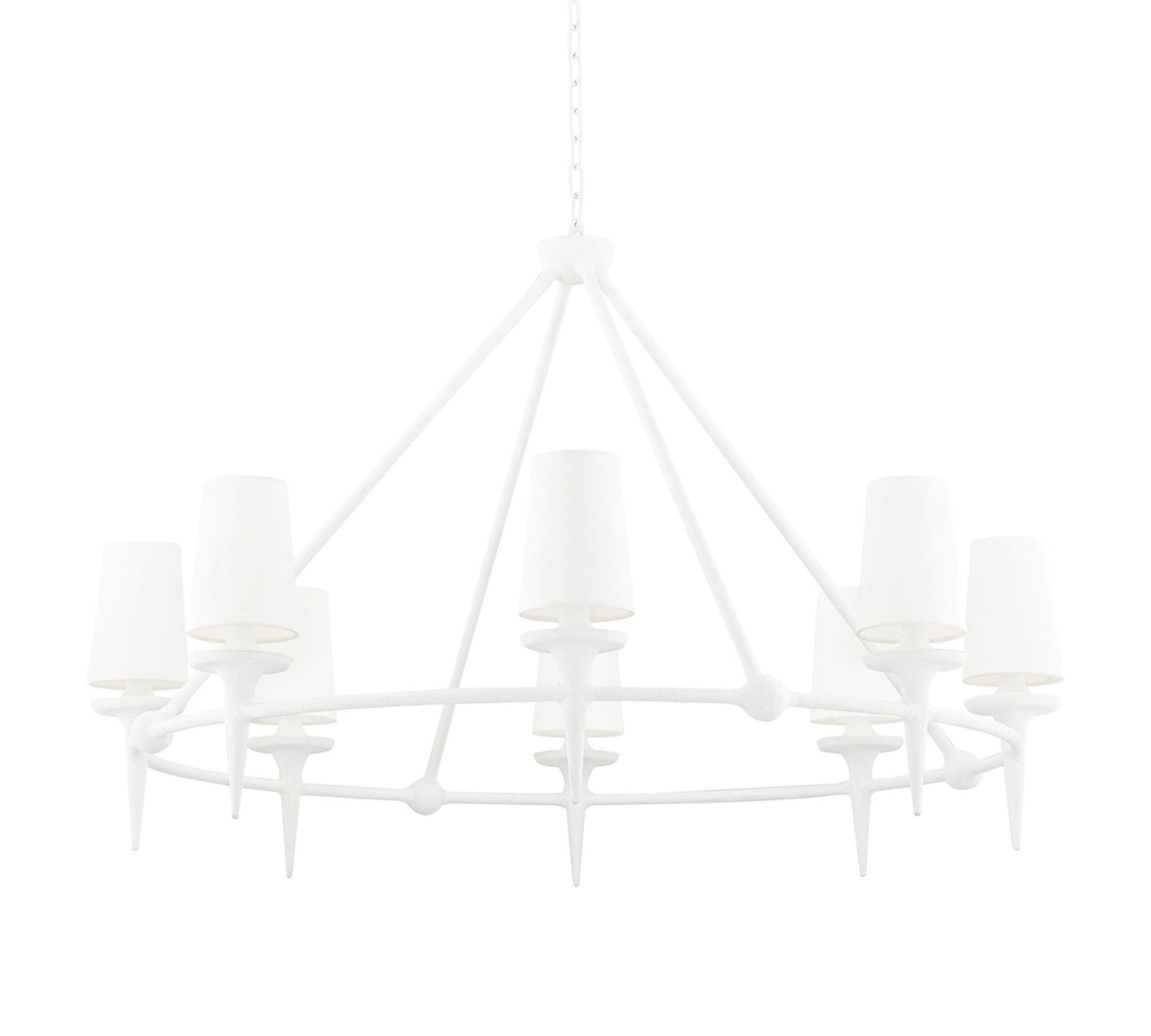 Penny Round Metal Chandelier 48" - Richardrider