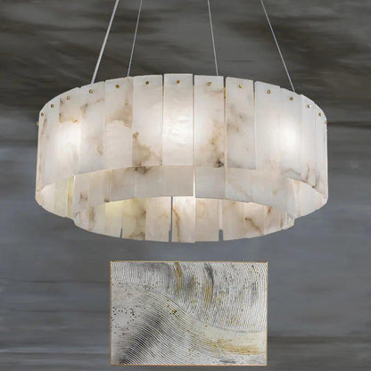 Regalis Alabaster Chandelier Light - Richardrider