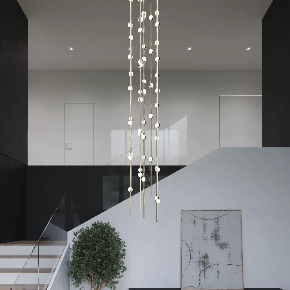Art Design Creative Constellation Chandelier for Foyer/Staircase/High-ceiling Space