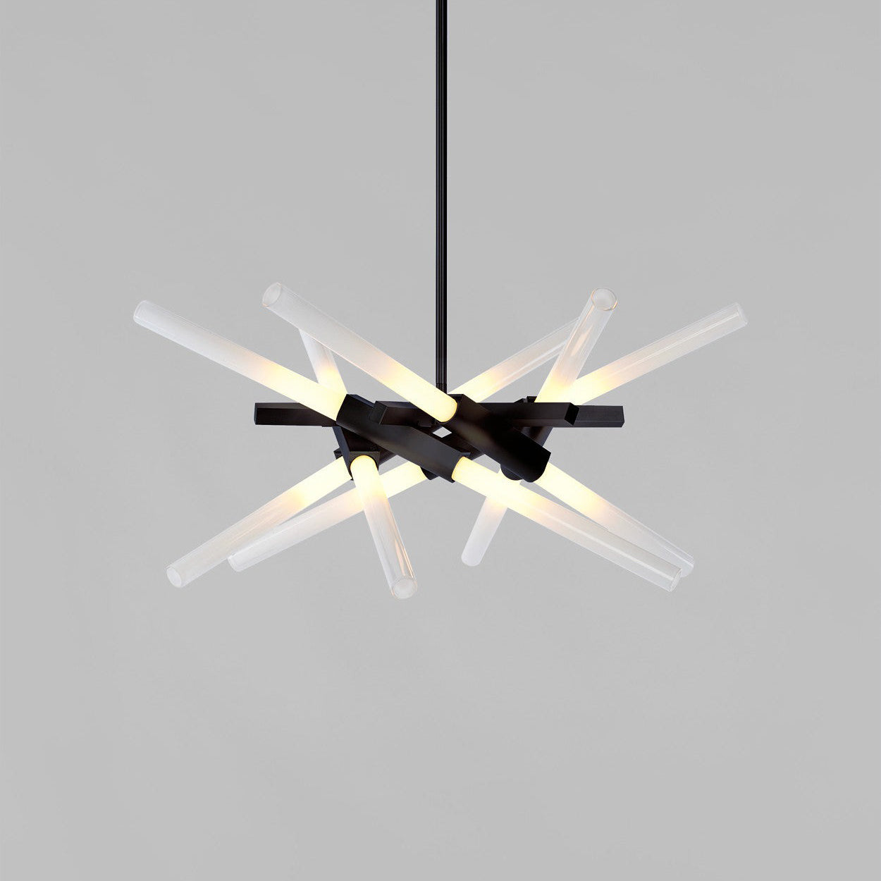 Ravaerin Agnes LED Chandelier Machined Aluminum & Glass 26"W x 26"D