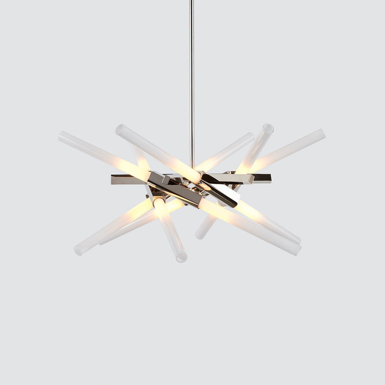Ravaerin Agnes LED Chandelier Machined Aluminum & Glass 26"W x 26"D