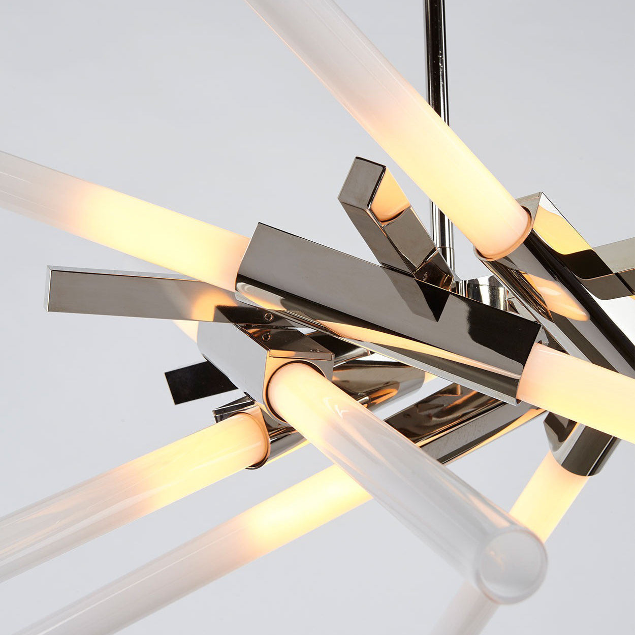 Ravaerin Agnes LED Chandelier Machined Aluminum & Glass 26"W x 26"D