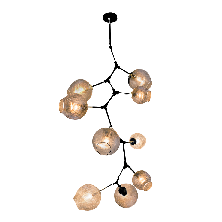 Covington Drop Globe Branching Bubble Chandelier 38'' - Richardrider