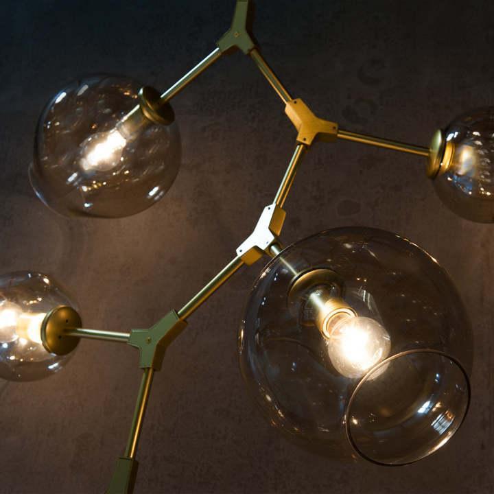 Covington Drop Globe Branching Bubble Chandelier 38'' - Richardrider